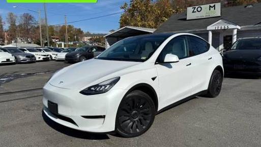 TESLA MODEL Y 2021 5YJYGDEE9MF244697 image